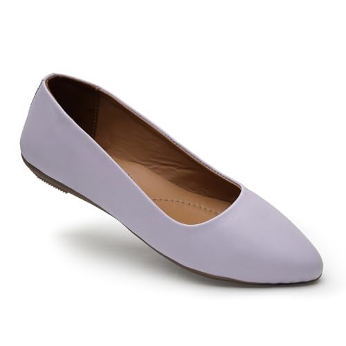 YUKI Comfortable Slip-On Belly Flats Stylish, Lightweight, Casual & Formal Wear Belly for Women Purple - Image 1
