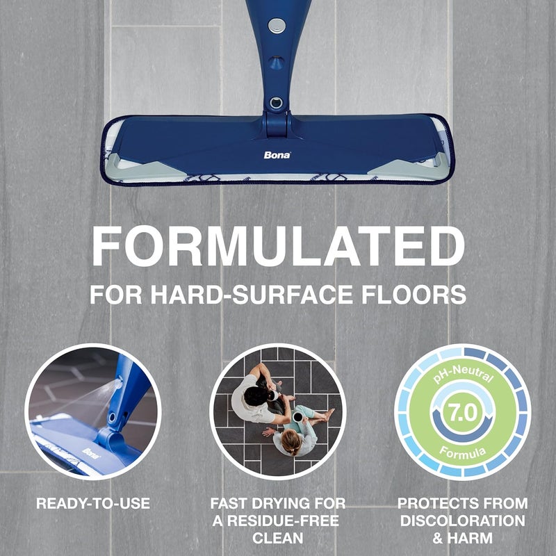 BONA MULTI-PURPOSE FLOOR CLEANER ALL SURFACES, UNSCENTED, FOR RFL SPRAY MOP & SPRAY BOTTLES, 128 OZ - Image 3