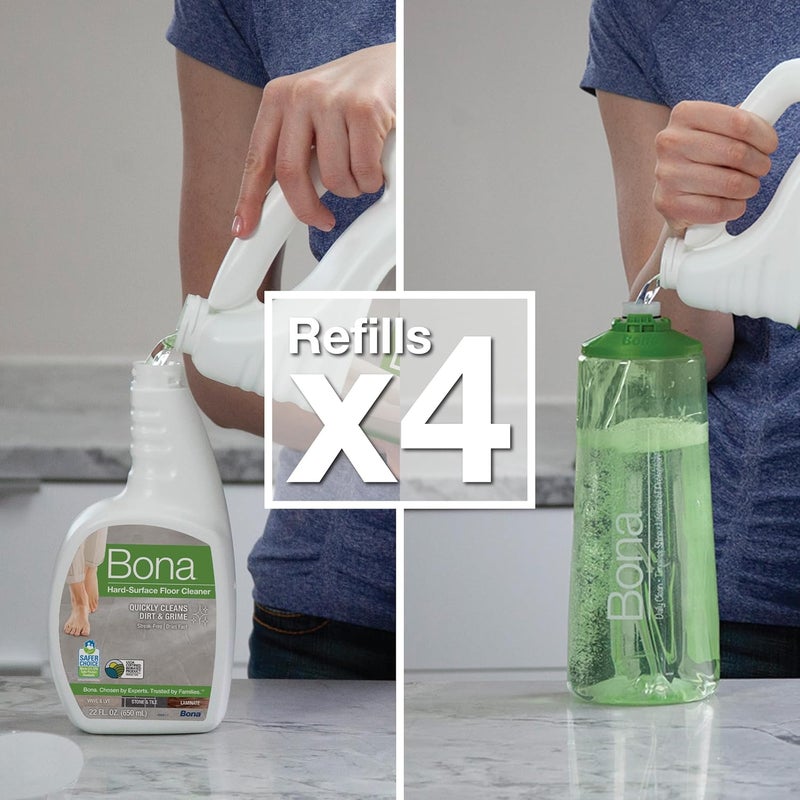 BONA MULTI-PURPOSE FLOOR CLEANER ALL SURFACES, UNSCENTED, FOR RFL SPRAY MOP & SPRAY BOTTLES, 128 OZ - Image 5