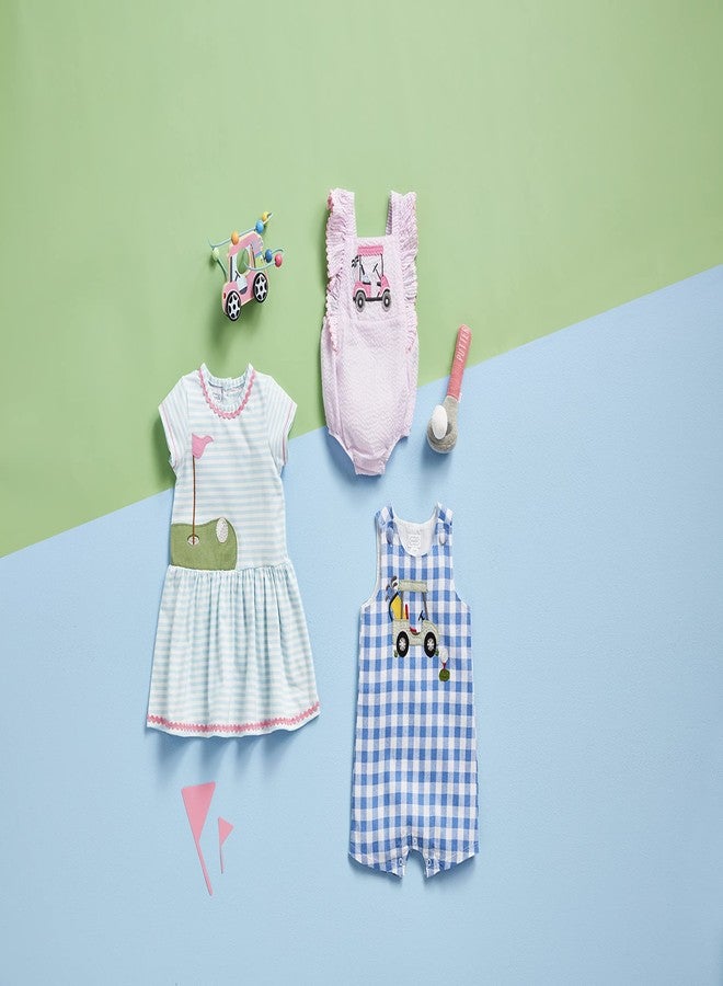 Mud Pie Girls Kids T Shirt Dress, Blue, 12-18 Months US - Image 2