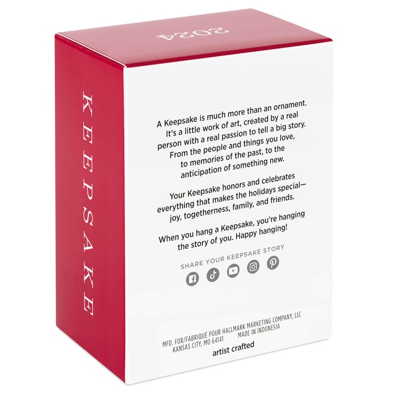 Hallmark Keepsake هولمارك تذكار عيد الميلاد زخرفة 2024 إنه عطلة قعادة الهدايا مضحكة - Image 4