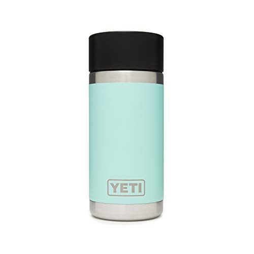 YETI Rambler 12 oz Bottle Stainless Steel Vacuum Insulated with Hot Shot Cap Seafoam - Image 1