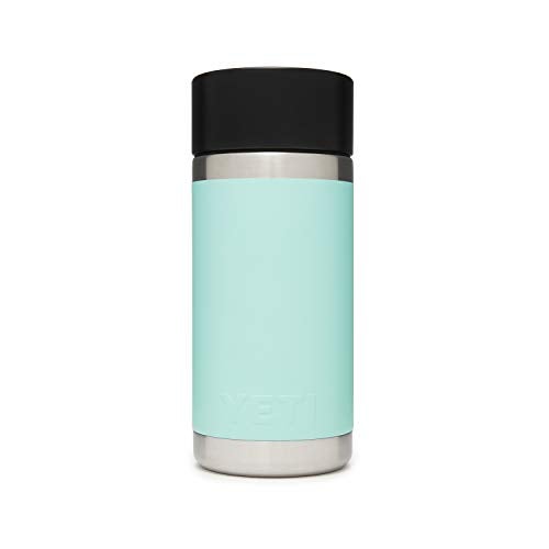 YETI Rambler 12 oz Bottle Stainless Steel Vacuum Insulated with Hot Shot Cap Seafoam - Image 3