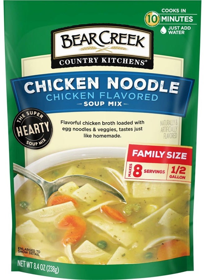 BEAR CREEK خليط حساء بير كريك، نودلز دجاج، 8.4 أونصة - Image 1