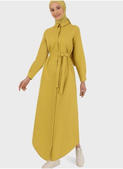Belted Shirt Dress