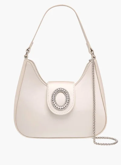 Flora Bella By Shoexpress Womens Embellished Shoulder Bag With Magnetic Button Closure