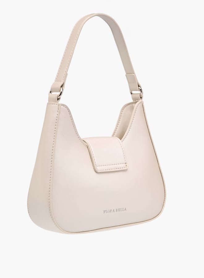 Flora Bella By Shoexpress Womens Embellished Shoulder Bag With Magnetic Button Closure  - Image 2