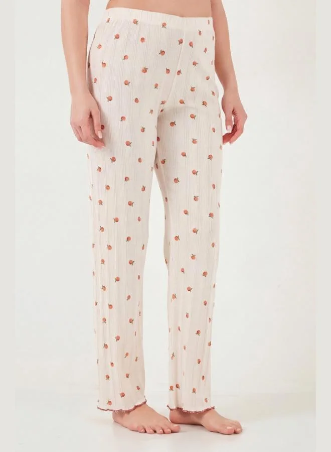 Lela  Lela Cotton Regular Fit Crew Neck Short Sleeve Patterned Comfortable Pajama Set for Women PAJAMAS SET 65770753 for Women | Best Price UAE