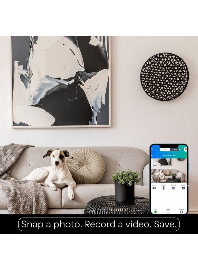 Vivitar Smart Home Security Camera, Indoor Wide Angle WiFi Camera for Home Security with Night Vision, Motion Alerts, 2 Way Communication, Pet and Baby Monitor Surveillance Camera - Image 3