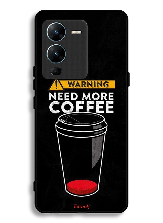 Tolwak Vivo V25 Pro 5G Protective Case Cover Need More Coffee - Image 2