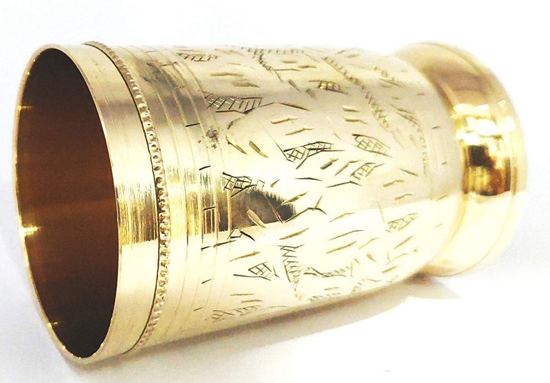KBB Dana JAPANI Design Brass Glass Handwork 250 ml KBBP2068 Pack of 1 - Image 3