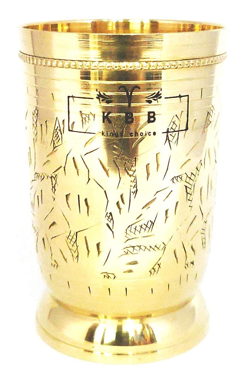 KBB Dana JAPANI Design Brass Glass Handwork 250 ml KBBP2068 Pack of 1 - Image 2