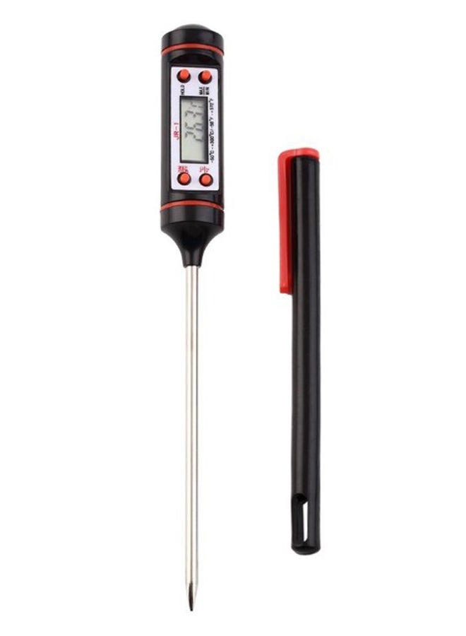 MASTECH BBQ Digital Cooking Thermometer Black/Orange - Image 1