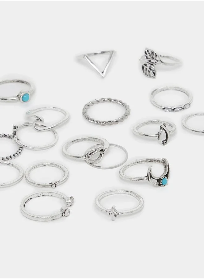ستايلي Set of 19 - Vintage Style Rings