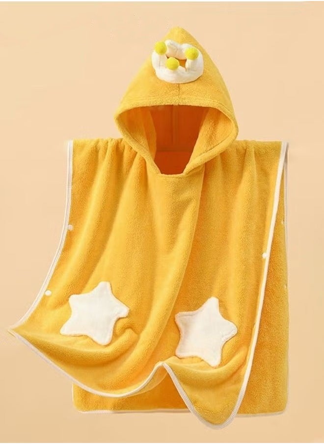 MIXDE Baby Kids Hooded Bath Towel Fast Water Absorption Soft and Skin-friendly Baby Quilt 70*130cm±2cm  - Image 1