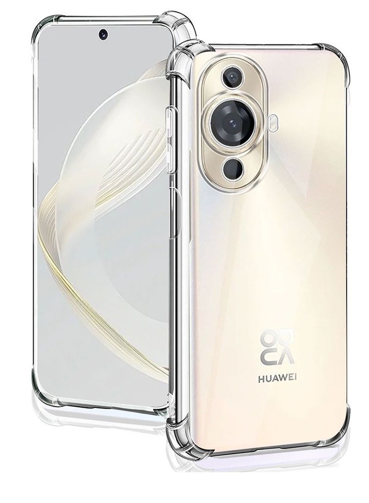 Huawei Nova 12s / Nova 11 Clear Cover Case soft TPU Transparent TPU Back Protective Case shock Absorbent Reinforced Corner for Huawei Nova 12s - Image 4