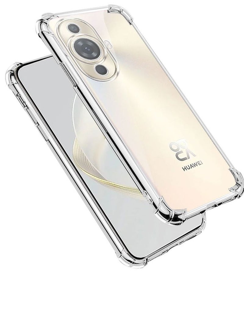 Huawei Nova 12s / Nova 11 Clear Cover Case soft TPU Transparent TPU Back Protective Case shock Absorbent Reinforced Corner for Huawei Nova 12s - Image 5