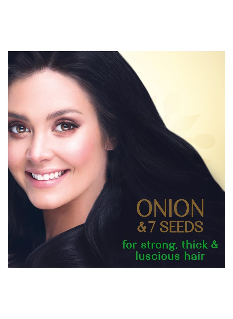 Onion & 7 Herbal Seeds Hair Oil With Nourish Tube Makes Hair Stronger & Longer Silicone & Paraben Free - 180ml - pzsku/Z7CFC550B90239F770946Z/45/_/1739033396/1625113f-3b35-4f39-ba9e-f1a9fb14ffba