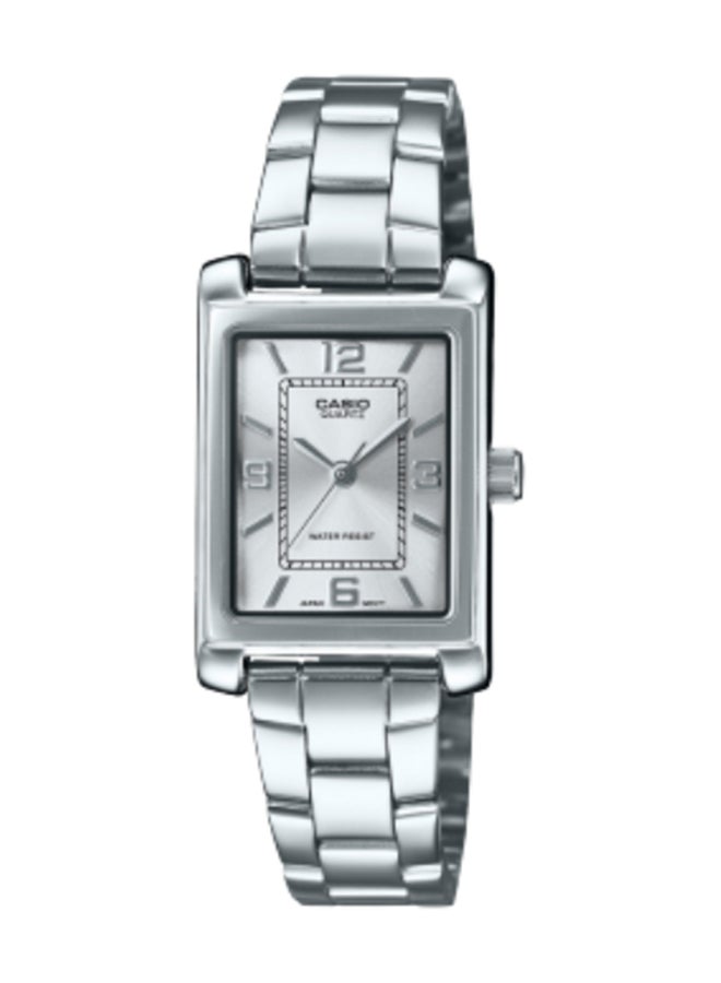 CASIO Analog Stainless Steel Band Rectangle  Shape  Wrist Watch LTP-1234DD-7ADF - Image 1