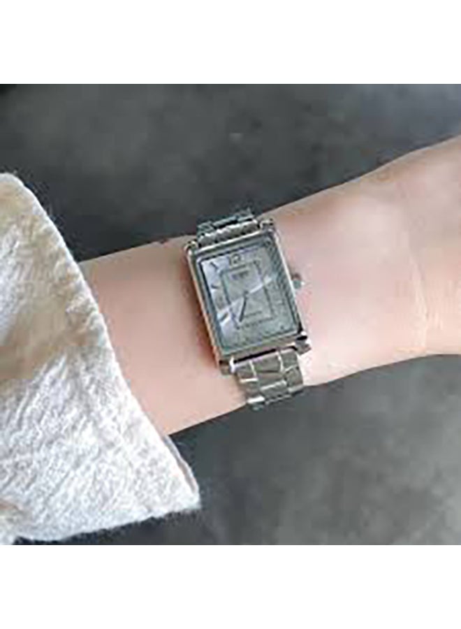 CASIO Analog Stainless Steel Band Rectangle  Shape  Wrist Watch LTP-1234DD-7ADF - Image 2