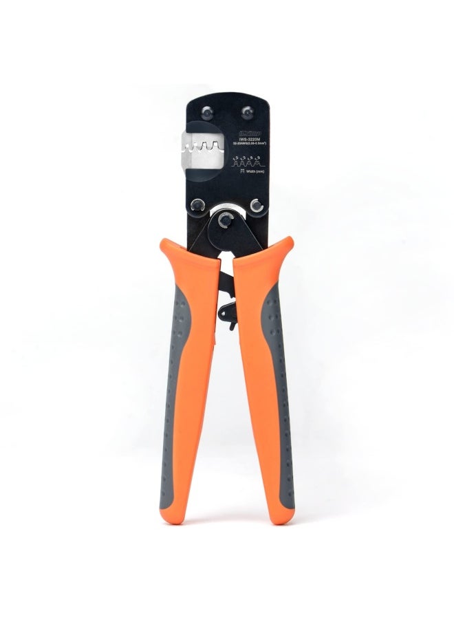 IWISS Iws-3220M Micro Connector Pin Crimping Tool 0.03-0.52Mm 32-20Awg Ratcheting Crimper For D-Sub Open Barrel Suits Molex Jst Jae Tyco-E  - Image 1