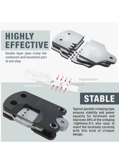 IWISS Iws-3220M Micro Connector Pin Crimping Tool 0.03-0.52Mm 32-20Awg Ratcheting Crimper For D-Sub Open Barrel Suits Molex Jst Jae Tyco-E  - Image 4