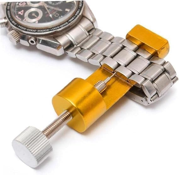 Nexllent Watch Repair Tool,Watch Link Removal Tool Watch Strap Tool Professional Adjuster Remover Repair Tool Kit All-metal Strap Link Remover Tool With 3 Size Pins. - Image 4
