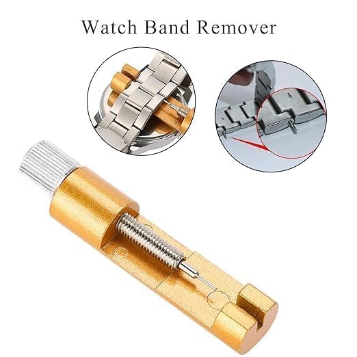 Nexllent Watch Repair Tool,Watch Link Removal Tool Watch Strap Tool Professional Adjuster Remover Repair Tool Kit All-metal Strap Link Remover Tool With 3 Size Pins. - Image 3