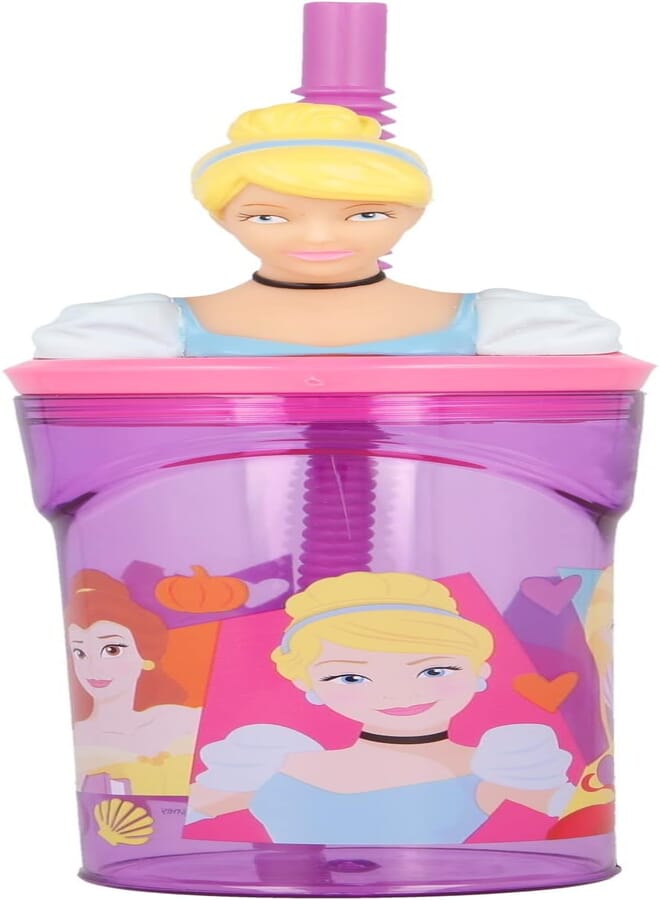 STOR 3D FIGURINE TUMBLER DISNEY PRINCESS BRIGHT & BOLD
