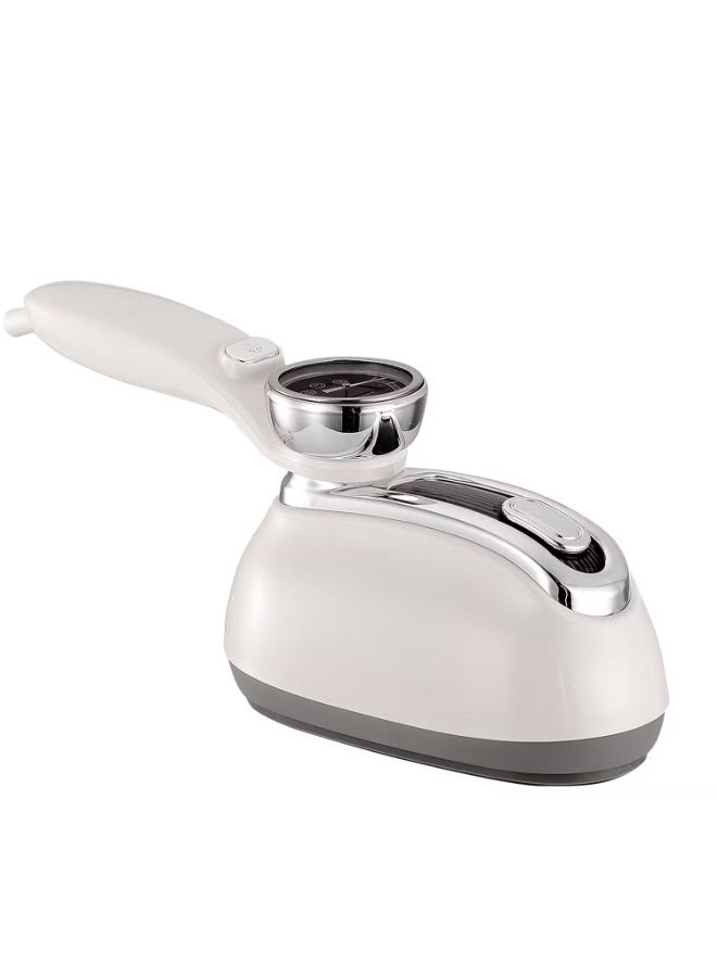 porodo Porodo Lifestyle Retro Thermometer Steam & Heat Iron with Rotating Handle Design, 1200W, Built-in Thermometer, 30-Second Quick Heating, 160ML Water Tank, 220-240V, UK 3-Pin Plug - White - Image 2