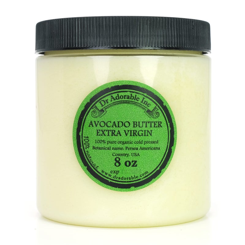 Dr Adorable  8 oz  Avocado Butter Unrefined  Extra Virgin Pure Natural Organic Raw