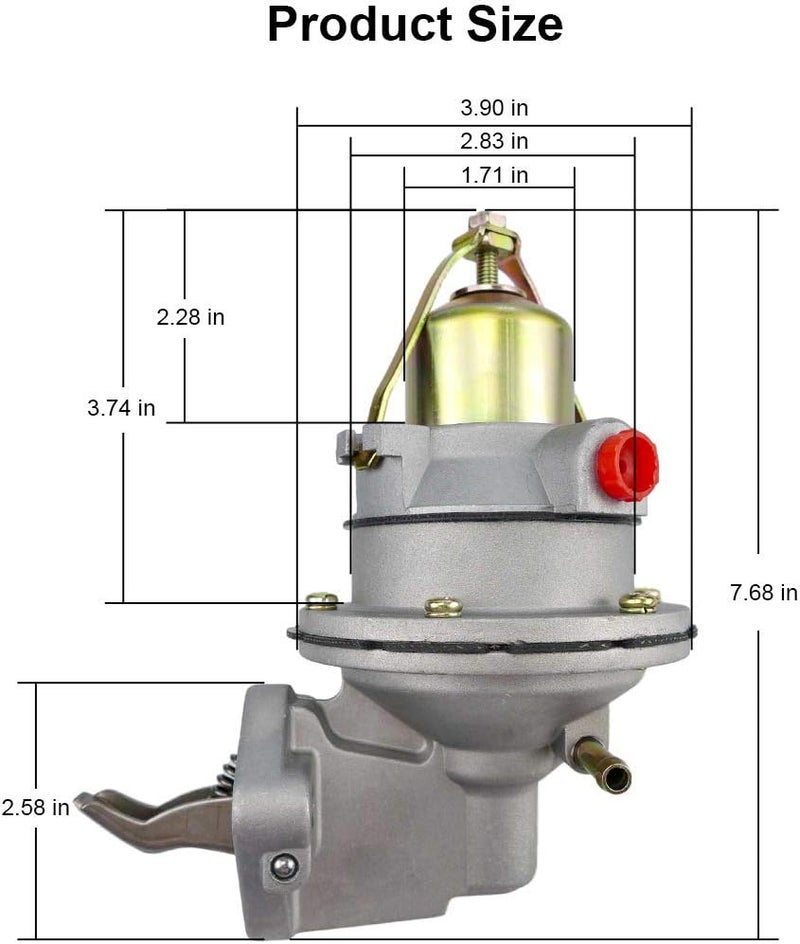 YUANTUO Mechanical Fuel Pump for MerCruiser and Mercury Marine Engines - Image 2