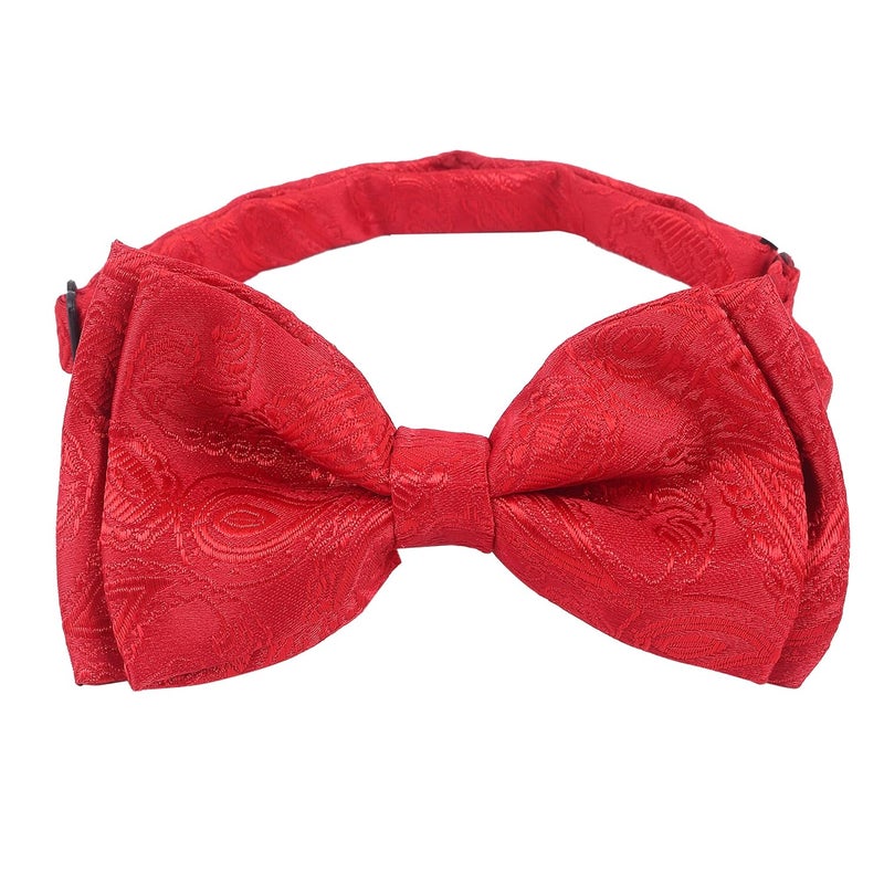 Riyasat- Men's Paisley Design Bow Tie and Pocket Square with Cufflinks Set - Image 5