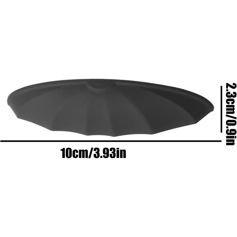 LINGHGD Car Rear View Camera Anti-Rain Cover, Silicone Protection Cover for Car Reversing Cameras, Non-Destructive Installation Modification Protective Sticker for All Kinds of Cars (Black) - Image 2