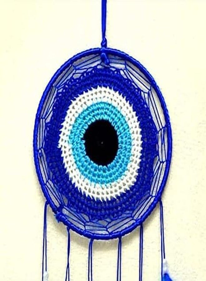 Dream Catcher Traditional Indian Dreamcatchers Wall Art for Bedrooms, Home Wall, Hanging Design, Height 55 cm Dream Catchers (Blue) - Image 3