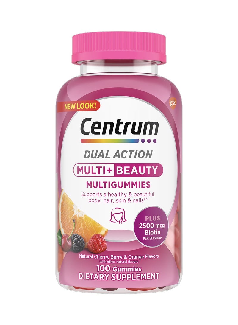 Multi Gummies For Health & Beauty - 100Ct