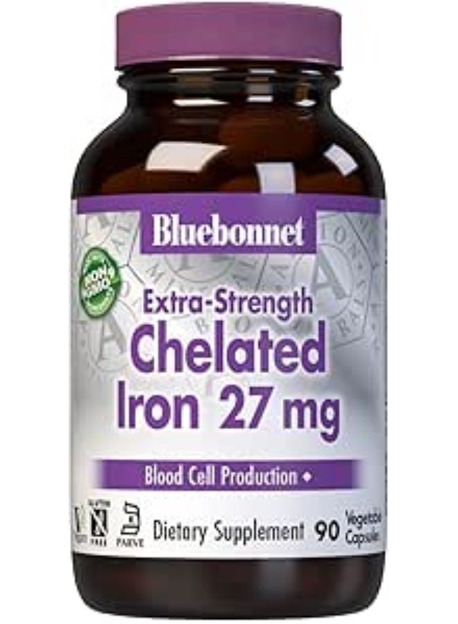 Blue Bonnet حديد Bb 27 ملغ كبسولات نباتية 90 حبة # 670 - Image 1