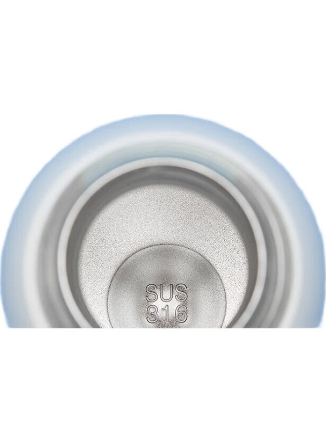 Snoopy Double-Drinking Children'S Insulated Cup With Straw, Direct Drinking, 316 Stainless Steel, Large Capacity, With Cup Sleeve, Student Water Bottle, 580Ml, Coffee - Image 2