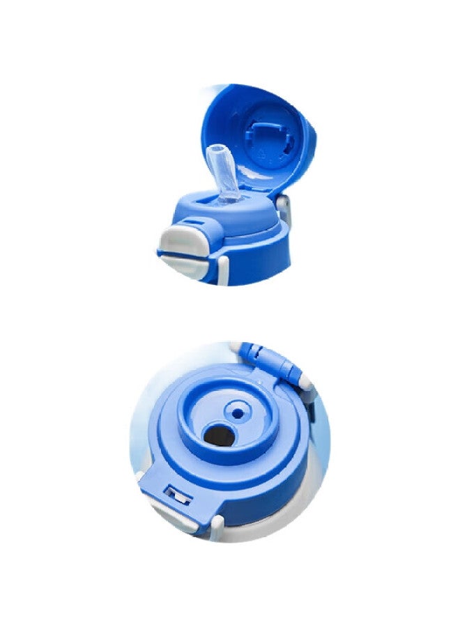 Snoopy Double-Drinking Children'S Insulated Cup With Straw, Direct Drinking, 316 Stainless Steel, Large Capacity, With Cup Sleeve, Student Water Bottle, 580Ml, Coffee - Image 3