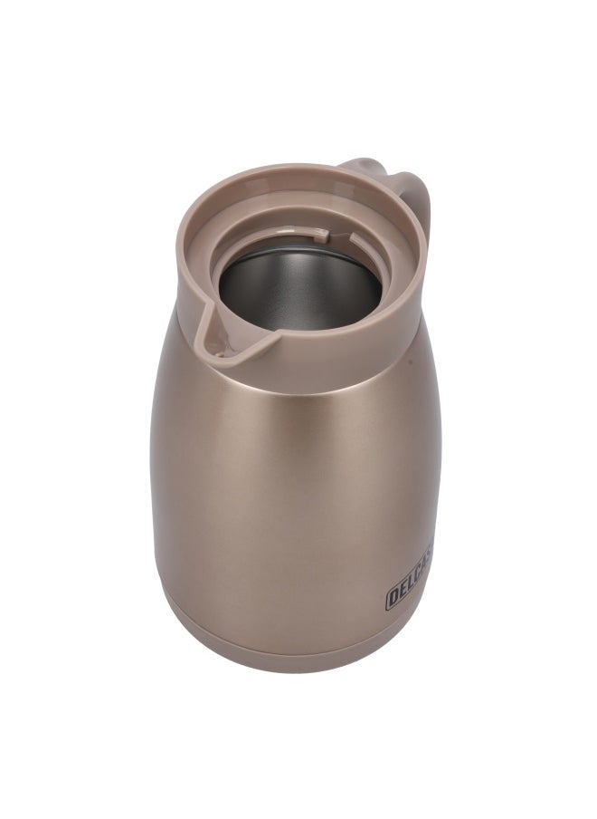 DELCASA - Stainless Steel Coffee Pot 750ml Vacuum Flask DC2130 - Image 1