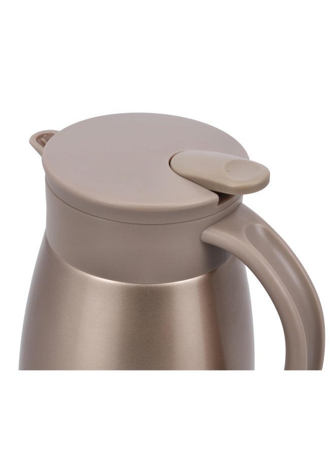 DELCASA - Stainless Steel Coffee Pot 750ml Vacuum Flask DC2130 - Image 1
