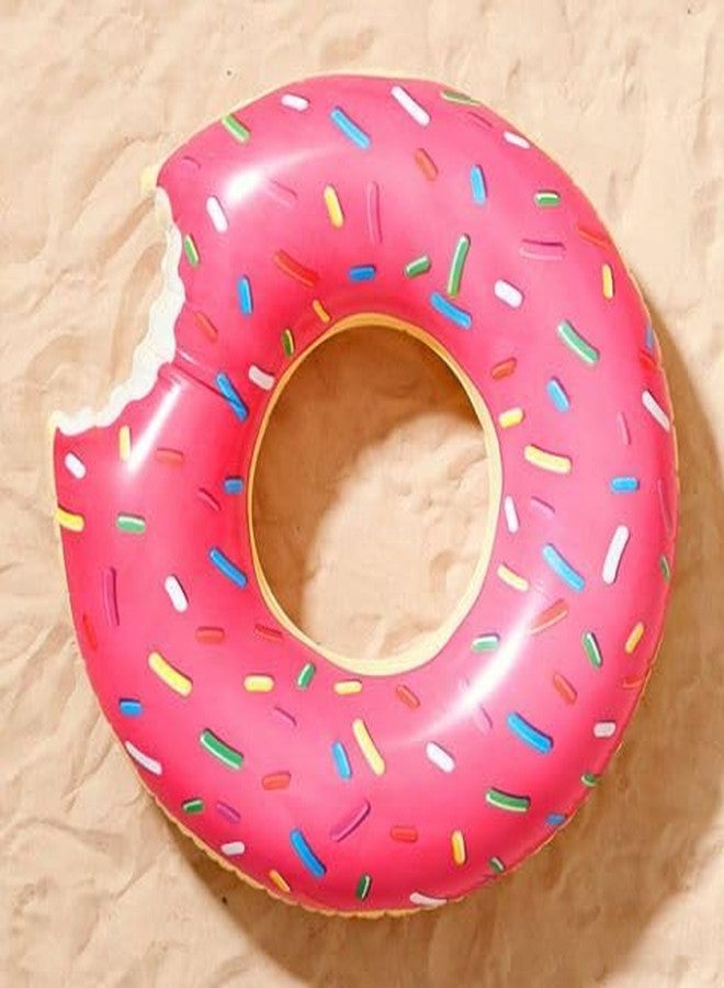 Wizme Inflatable Swimming Pool Floats Tube Swim Ring Donut Bite Swimming Tube/Ring Water Fun Beach Party Pool Toys Floaties for Adult and Kids Pack of 1 - Image 1