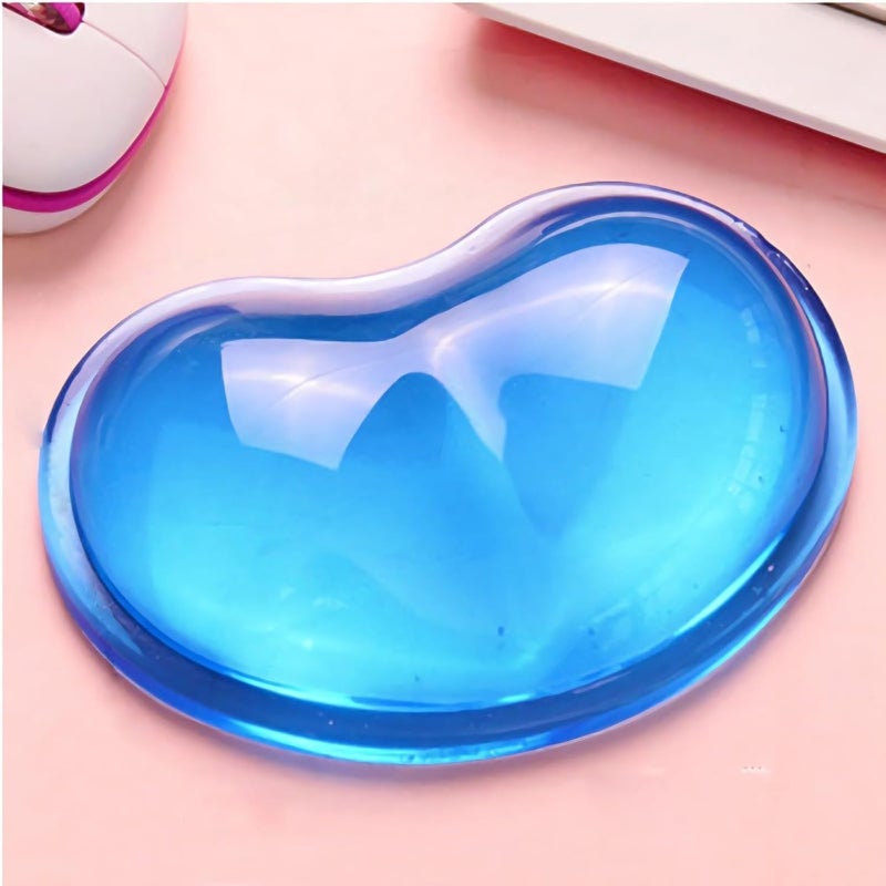 LetGoShop دعامة معصم جل مريحة للفأرة، دعم معصم لفأرة الكمبيوتر لتخفيف آلام الذراع، وسادة معصم على شكل قلب لطيفة للعمل في المنزل والمكتب والألعاب ضد التعب - Image 5
