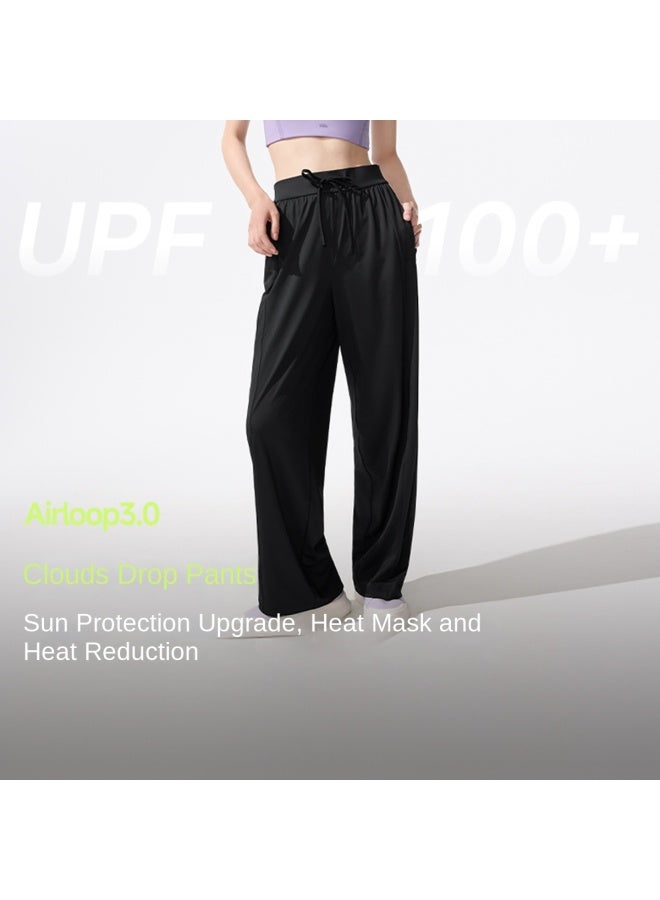 Cool Sun-proof】spring/summer Bestseller Women's Casual Pants With Elastic Ankles, Sun Protection, Tummy Control, High Waist, Cooling, Leg-lengthening Effect - Image 2