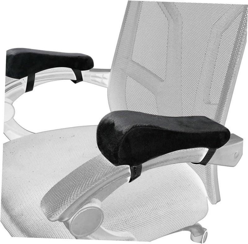 DOITOOL 2pcs Armrest Pillow Covers Memory Foam Armrest Pads and Comfortable for Office Home Chairs - Image 3