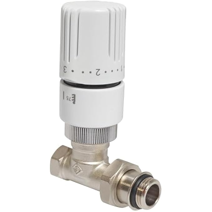 // 2455-12 1 X STRAIGHT THERMOSTATIC TAP F12/17 - Image 1