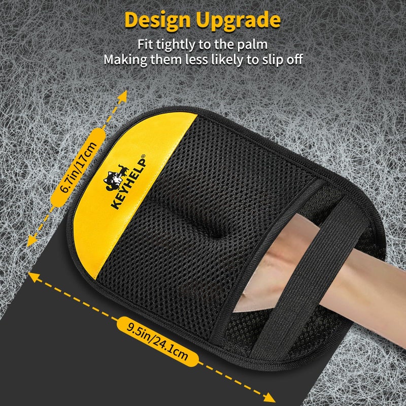 KEYHELP Pet Hair Removal Glove for Dogs & Cats, Newly Upgraded Reusable Electrostatic Pet Hair Gloves, Pet Hair Remover Tool for Clothing, Couch, Carpet, Car Seat - Image 2