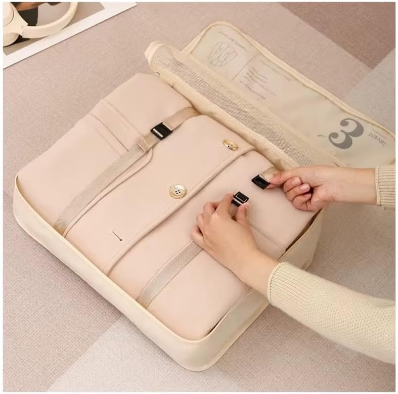 Tafan 7-Piece Suitcase Organiser, Suitcase Organiser Packing Cubes - Waterproof Suitcase Organiser Set Backpack Organiser Packing Cube Travel Organiser for Holiday - Image 4