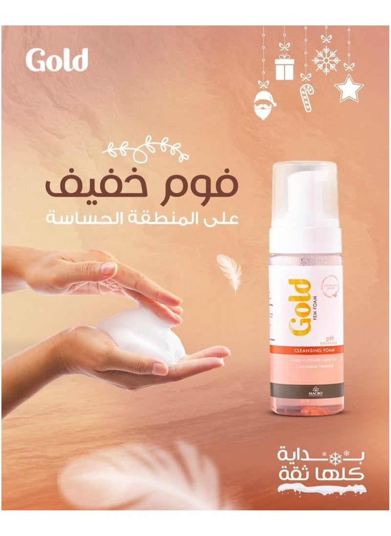 Gold - Gold Cleansing Fem Foam 150 ml - Image 1