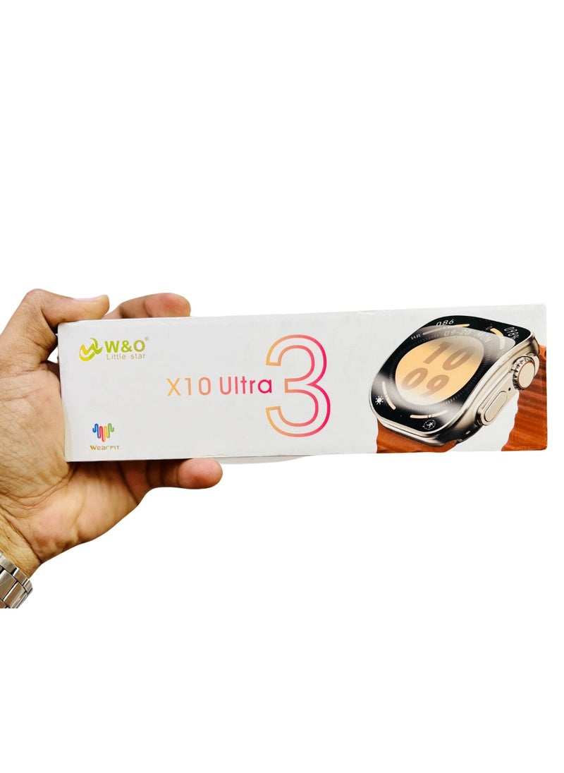 Generic - X10 Ultra3 Series 8 (2024) Smart Watch Curved IPS display NFC Bluetooth V5 Call Waterproof IP67 Wireless Charger - Image 1